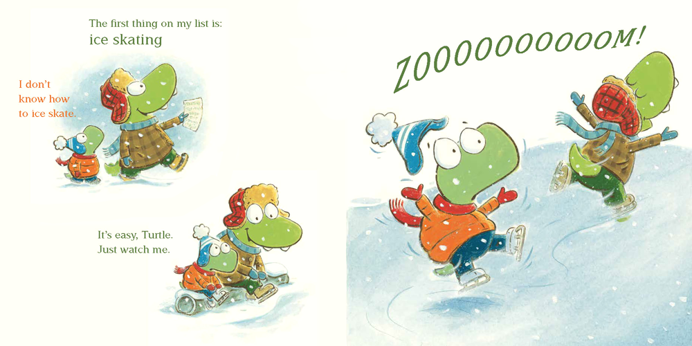 Croc & Turtle! Snow Fun!